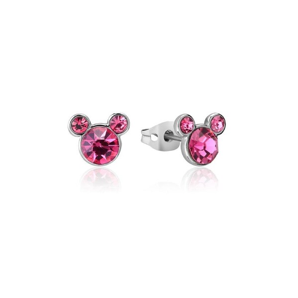 Couture Kingdom Disney Mickey Mouse Birthstone SS 12mm Stud Earrings October