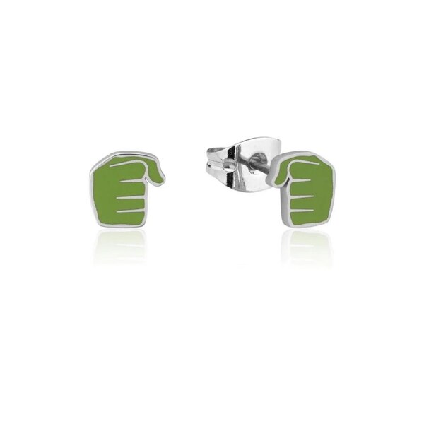 Couture Kingdom Ecc Marvel Hulk Character Stainless Steel 12mm Stud Earrings