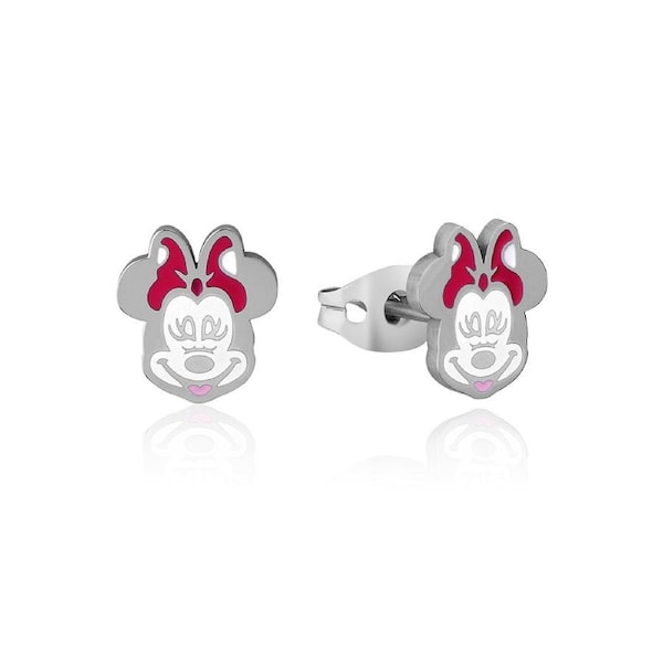Couture Kingdom Disney Minnie Mouse Stainless Steel 12mm Stud Earrings Jewellery