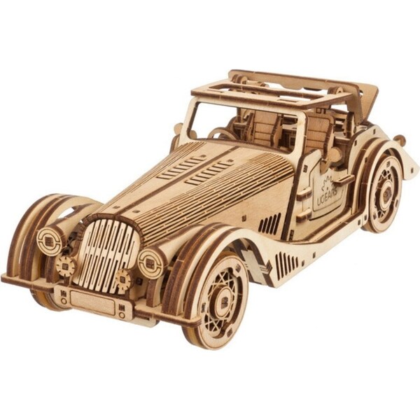 226pc Ugears Sports Car Rapid Mouse Mechanical DIY Wooden 3D Puzzle/Model 14+