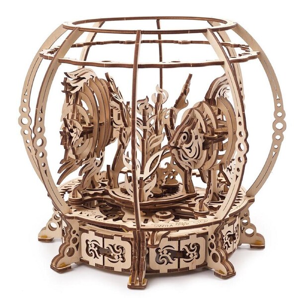 325pc Ugears Mechanical Aquarium Mechanical DIY Kit Wooden 3D Puzzle/Model 14+