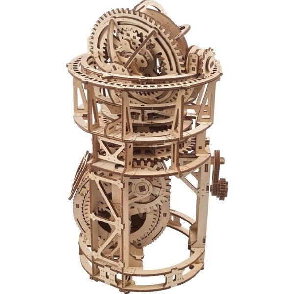 338pc Ugears Sky Watcher Tourbillon Clock Mechanical Wooden 3D Puzzle/Model 14+