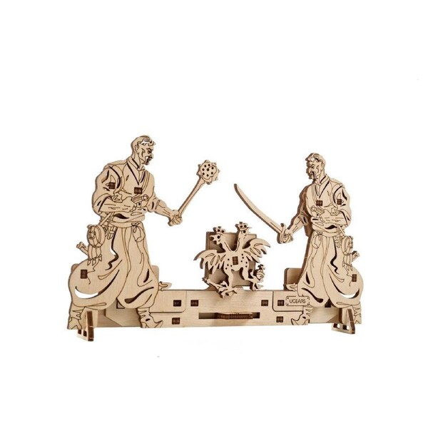 41pc Ugears The Centuries-Old Battle for Freedom Wooden 3D Puzzle/Model 14+