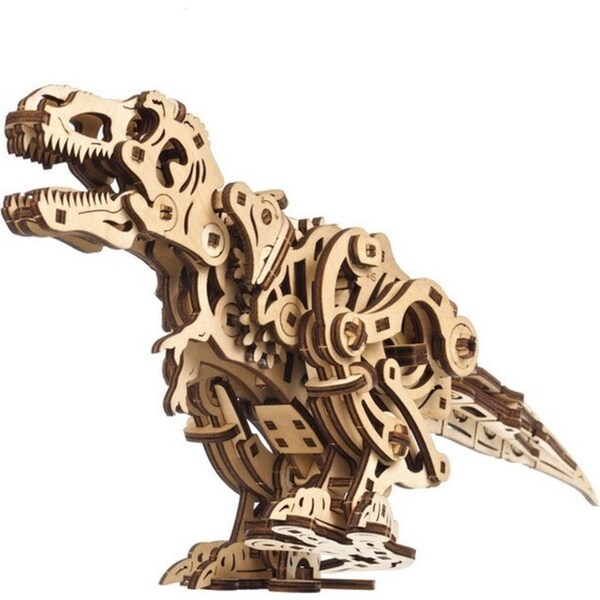 249pc Ugears Tyrannosaurus Rex Mechanical Wooden 3D Puzzle/Model Gift Set 14+