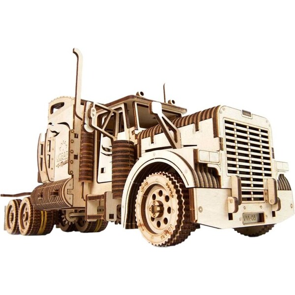 541pc Ugears Heavy Boy Truck VM-03 Mechanical Wooden 3D Puzzle/Model Set 14+