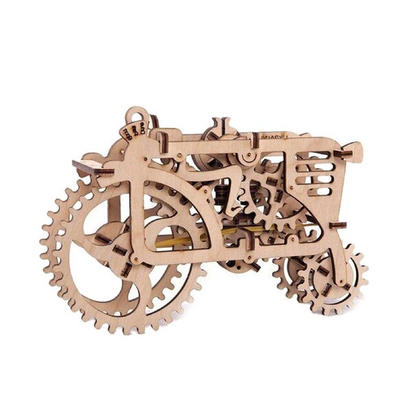 97pc UGears Tractor Mechanical DIY Kit Wooden 3D Puzzle/Model Kids Gift Set 14+