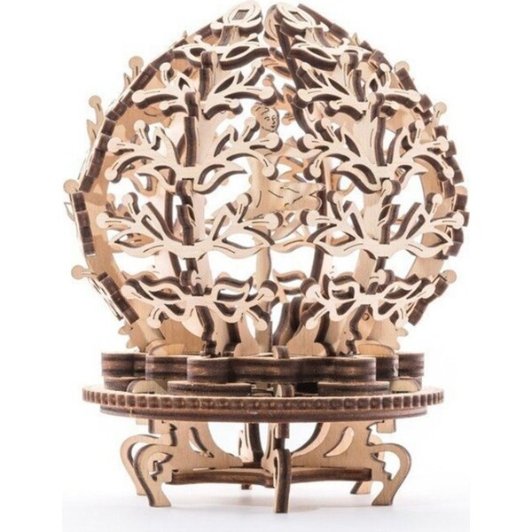 101pc UGears Mechanical Flower w/ Ballerina DIY Kit Wooden 3D Puzzle/Model 14+