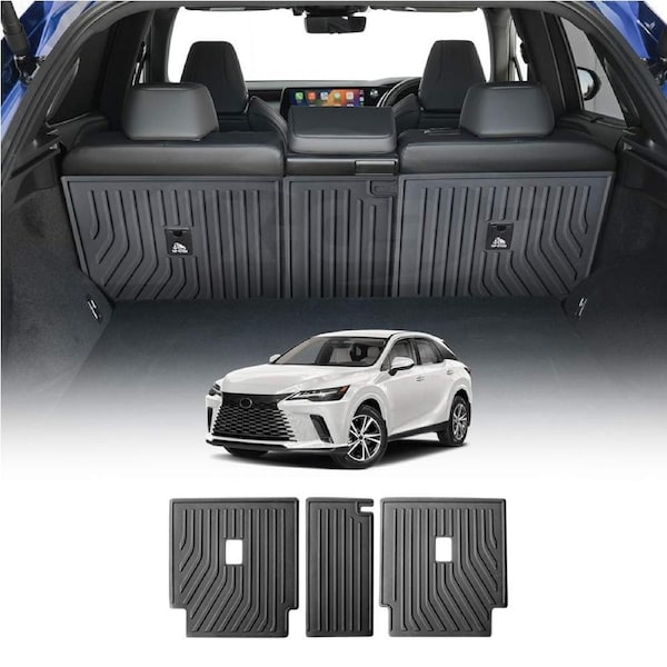 Back Seat Protector for Lexus RX350 RX350h RX500h 2022-Onwards Heavy Duty Car Seats Kick Mats Cover