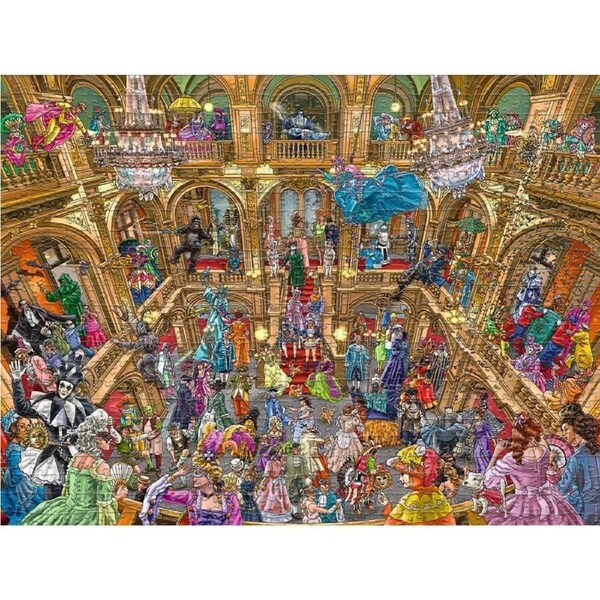 Heye - Tanck, Masked Ball Puzzle 1500pc