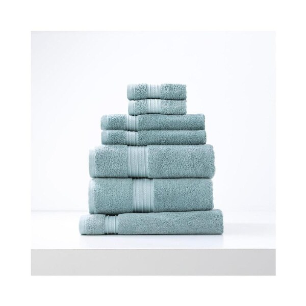 Brentwood 650 GSM Low Twist 7 Piece Gray Mist