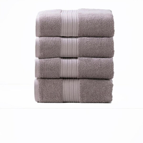Brentwood 650 GSM Low Twist 4 Piece Bath Towel Whisper