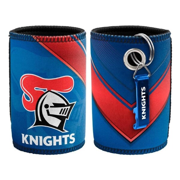 Newcastle Knights NRL Bottle Opener Keyring and Beer Can Bottle Cooler Stubby Holder