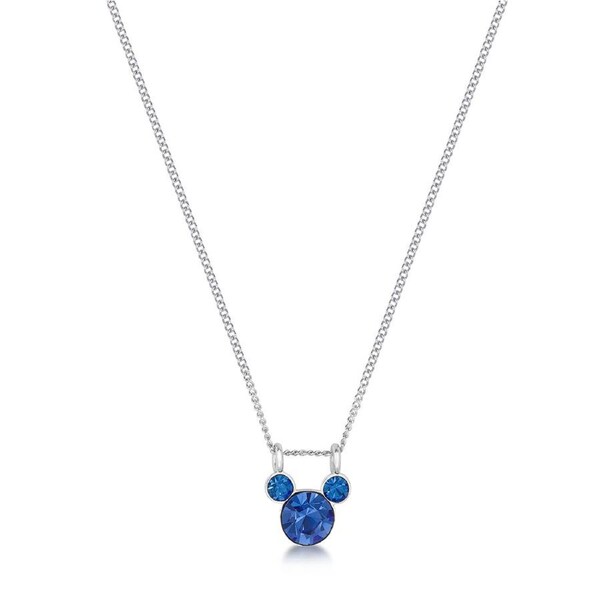 Couture Kingdom Disney Mickey Mouse Birthstone SS 40+7cm Necklace September