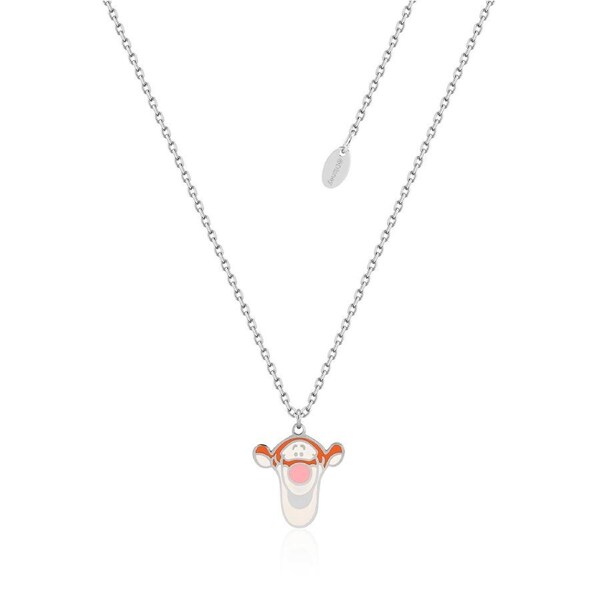Couture Kingdom Ecc Disney Winnie The Pooh Tigger Face SS 40+7cm Necklace