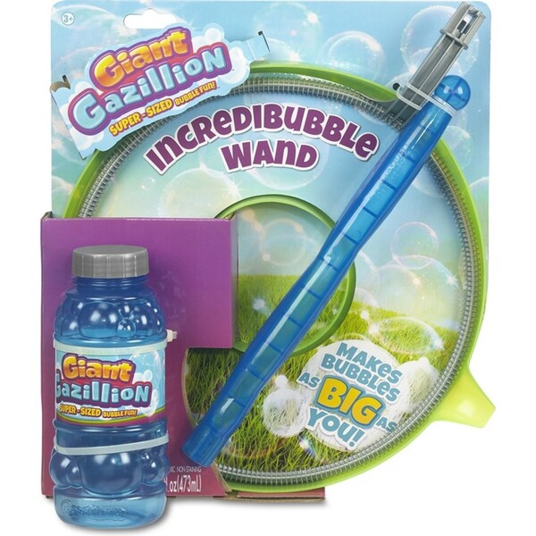 Gazillion Bubbles Giant Bubble Wand w/ Solution Kids/Children Outdoor Toy 3+