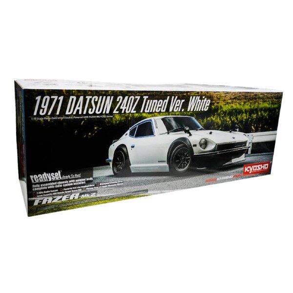 Kyosho 1/10 EP 4WD Fazer Mk2 RC CAR 1971 DATSUN 240Z Tuned Ver. White [34427T1]