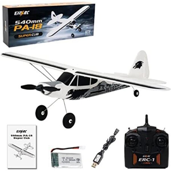 FMS EASY RC 540mm 4CH PA-18 SUPER CUB Remote Control 2.4GHZ Beginner Air Plane