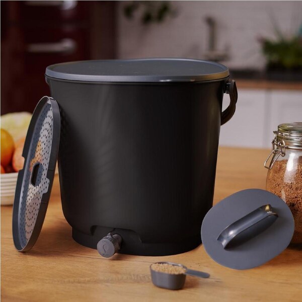 Skaza 15.3L Bokashi Organko Essential - Black