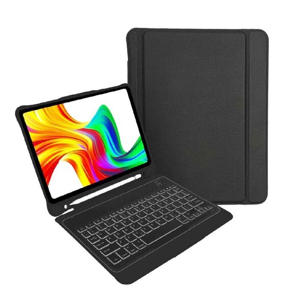 Laser Wireless Keyboard Case for iPad 10.9" - Long Battery Life - Protective TPU+ABS