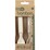Baby U Bamboo Spoon & Fork Set Each