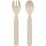 Baby U Bamboo Spoon & Fork Set Each