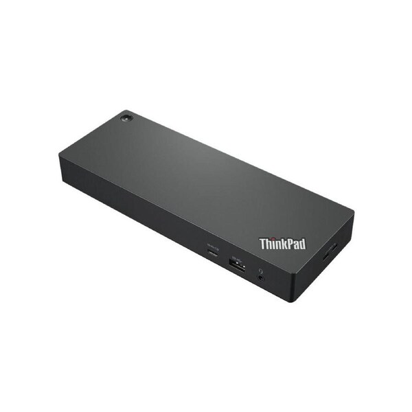 LENOVO ThinkPad Thunderbolt 4 Workstation Docking 230W Power Delivery Supports 1x 8K30 / 4x 4K60 Displays HDMI 2xDP 4xUSB-A USB-C GbE 3.5mm Combo 300W