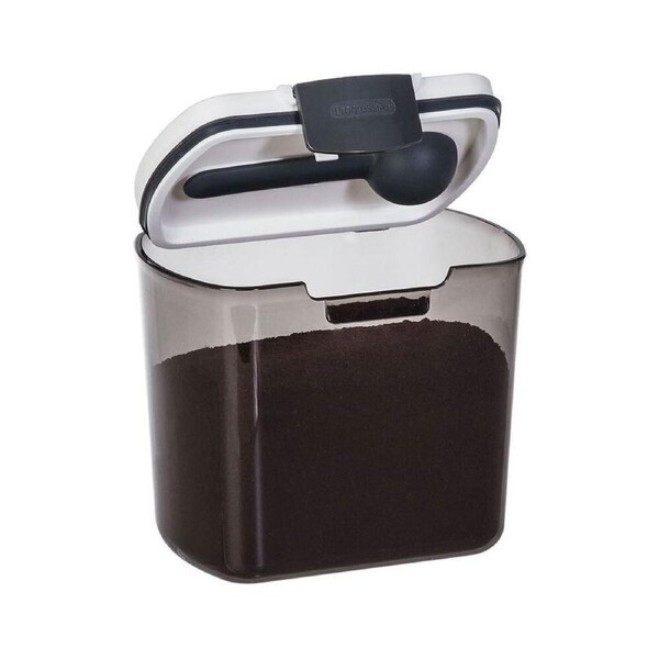 Progressive Coffee 1.4L Kitchen ProKeeper w Scoop Container Storage Clear White