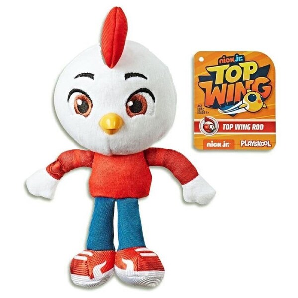Playskool Top Wing 5 Inch-Rod-Basic Soft Plush Ages 3 Toy Plane Car Jet Pet