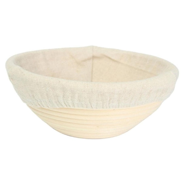 Round Bread Proofing Basket Sourdough Proving Rattan Banneton Dough - 20cm