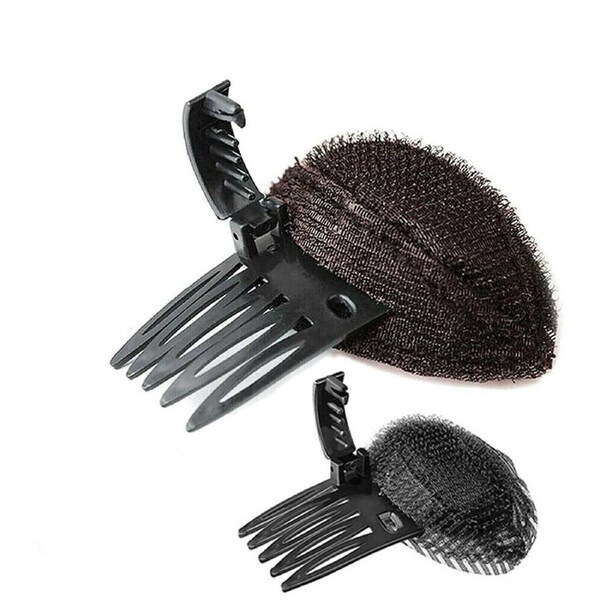 DIY Invisible Hair Volume Increase Fluffy Puff Sponge Pad Clip Comb Girls - 2pcs