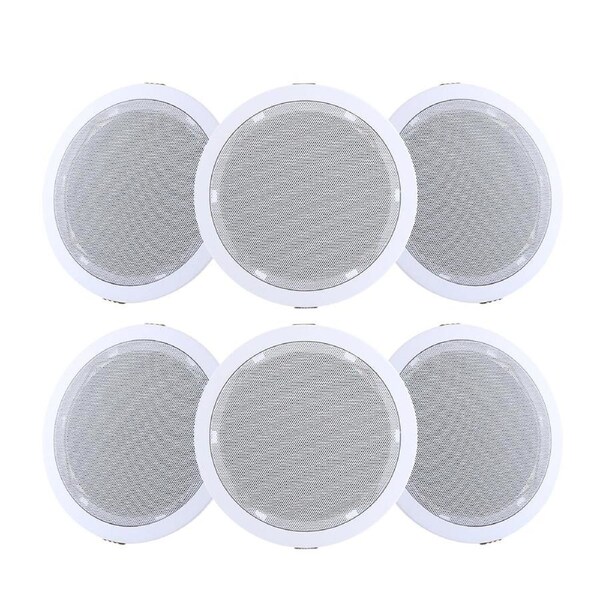 Home Audio Wall Ceiling Speakers Stereos Tweeter 6 Inch - 6pcs