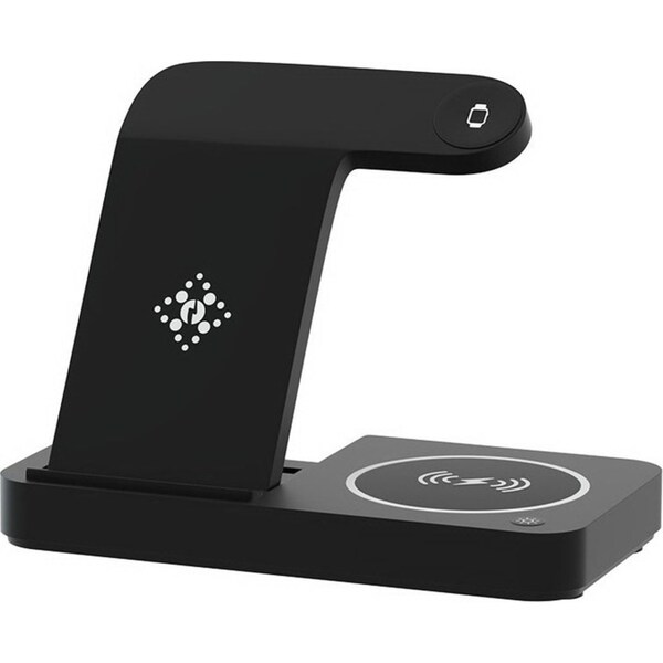 4-in-1 Wireless Charger Station Fast Charging for Phone Black
