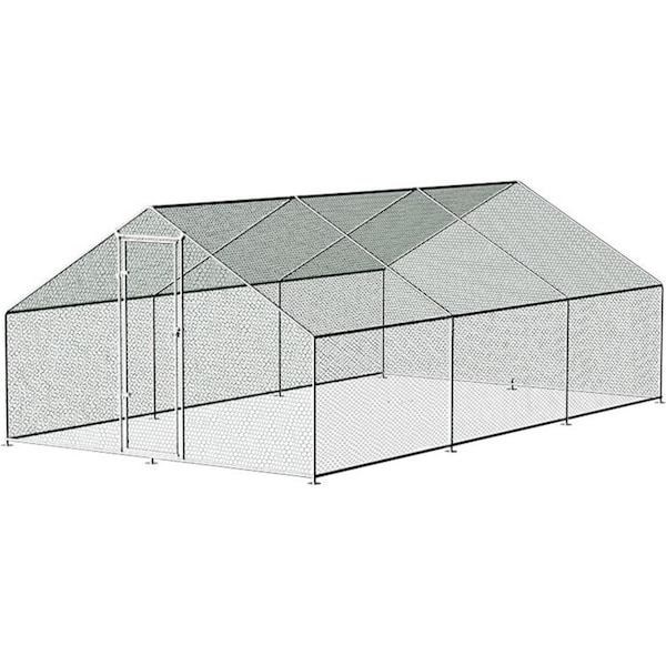 Chicken Cage Hutch Large Walk In Enclosure Cover - 3mx6m