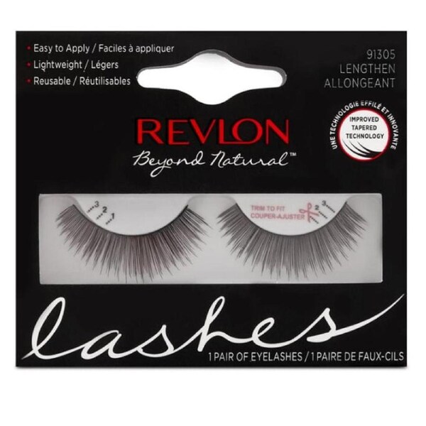 Revlon Beyond Natural Lashes 91305 Lengthen 1 Pair