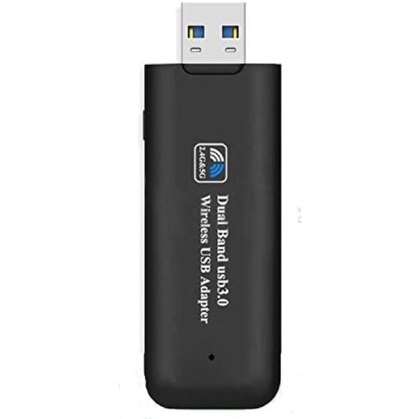 1200Mbps USB 3.0 Wireless WiFi Network Receiver Adapter 5GHz Dual Band Dongle