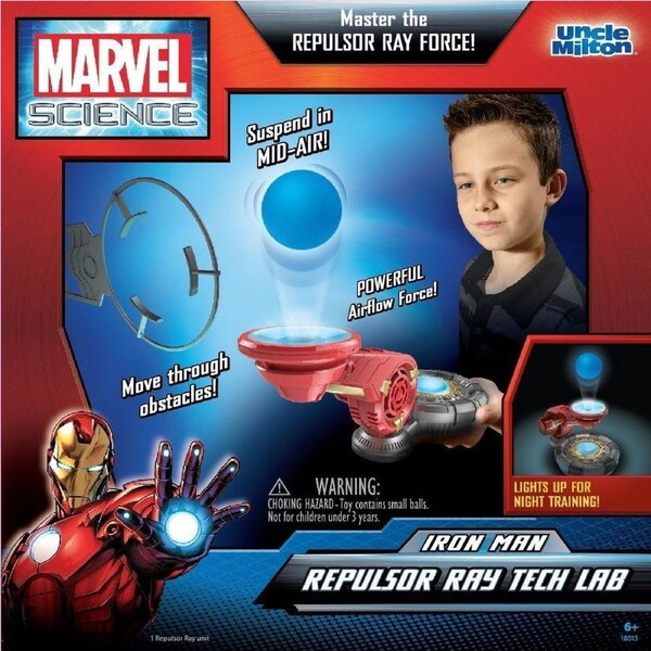 Uncle Milton Marvel Science Iron Man Repulsor Ray Tech Lab Ages 6+ Ironman Toy