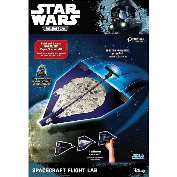 Uncle Milton Spacecraft Flight Lab Kit Ages 8+ Toy Plane Fly Falcon Star Wars