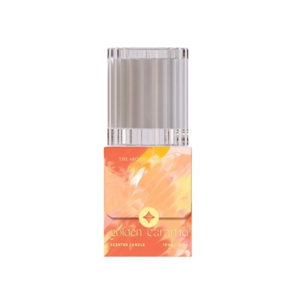 The Aromatherapy Co. Festive Favours Golden Caramel Candle 100g