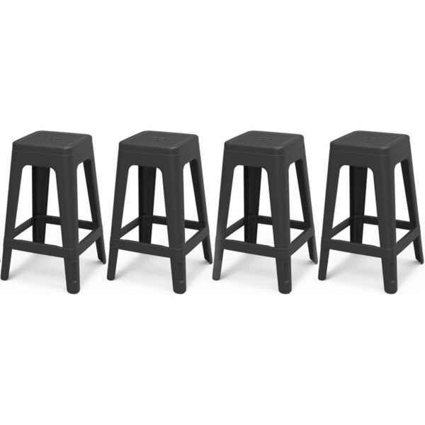 Keter Lucca Bar Stool - 4 Pack