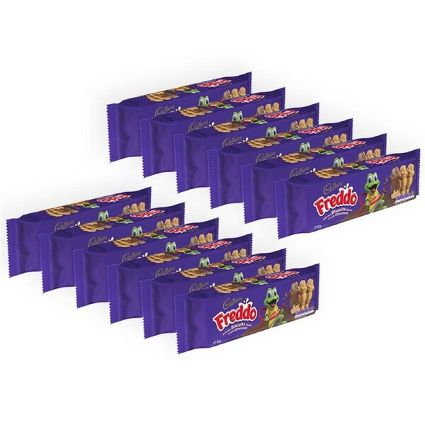 10pc Cadbury Freddo Biscuits Dipped in Milk Chocolate/Candy Snack Treat 167G