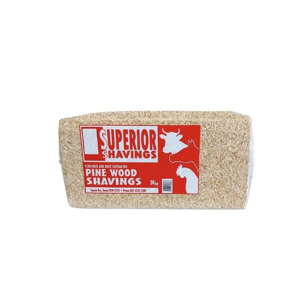 Superior Pine Wood Shavings Bale 14kg