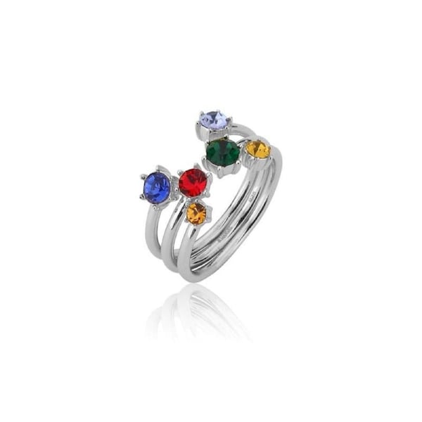Couture Kingdom - Marvel - Infinity Stone Ring White Gold Size 7