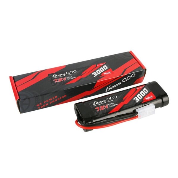 Gens Ace 6S 3000mAh 7.2V Soft Case NiMH Battery (Tamiya)