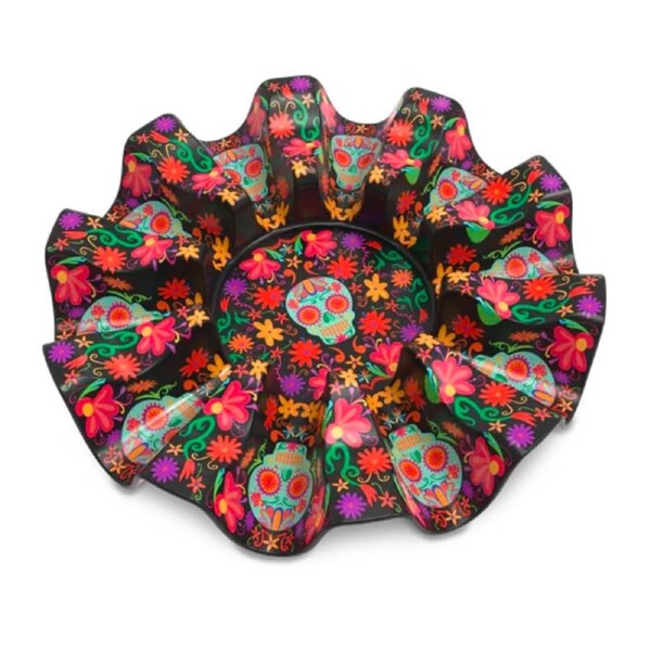 Prepara Carousel Taco Holder Stand Day of The Dead - Holds 10