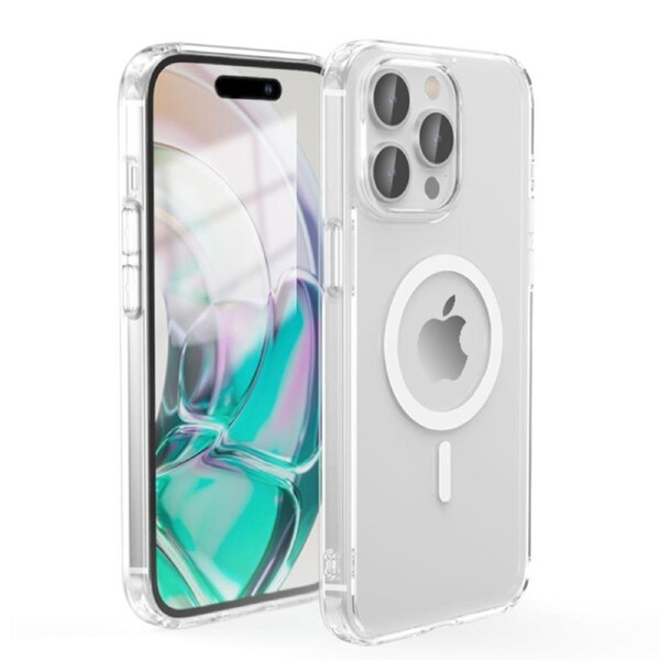 ZUSLAB for Apple iPhone 15 Pro MagSafe Case Slim Hybrid Pro Protective Heavy Duty Shockproof Cover (2023) - Clear