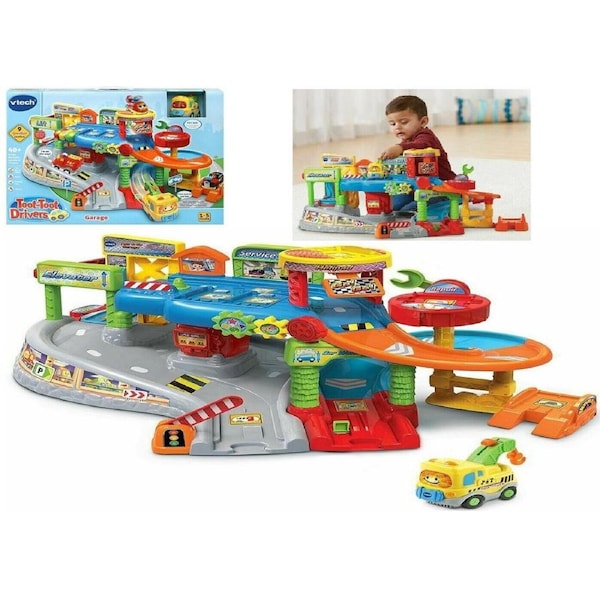 VTech Baby Toot toot Drivers Garage Ages 1+ Toy Play Race Car Gift Truck Wash