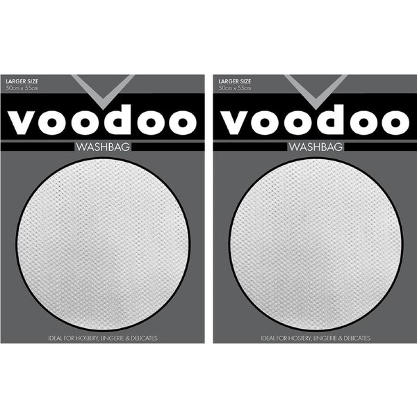 2x Voodoo Washbag Hosiery Delicates Lingerie Bra Mesh Laundry Wash Bag H60060