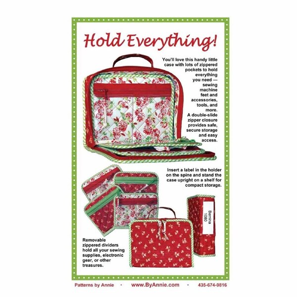 Quilting Sewing By Annie Hold Everything Patchwork Bag Pattern