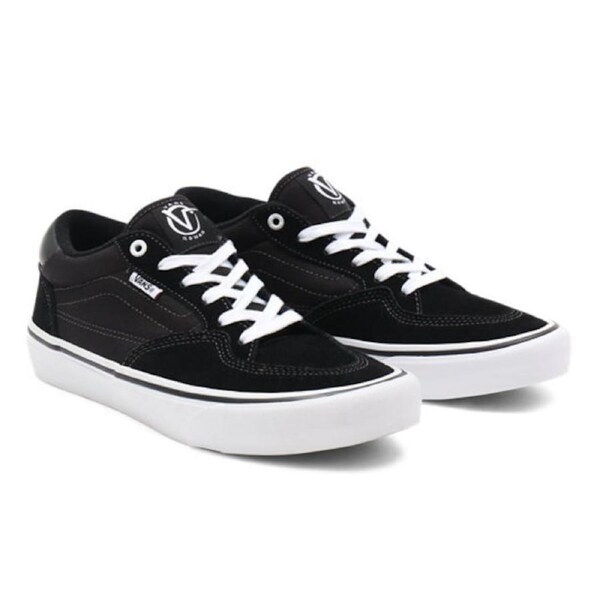 Vans Mens Rowan Pro Zorilla Shoes Slip-Resistant Lightweight - Black/White US 13