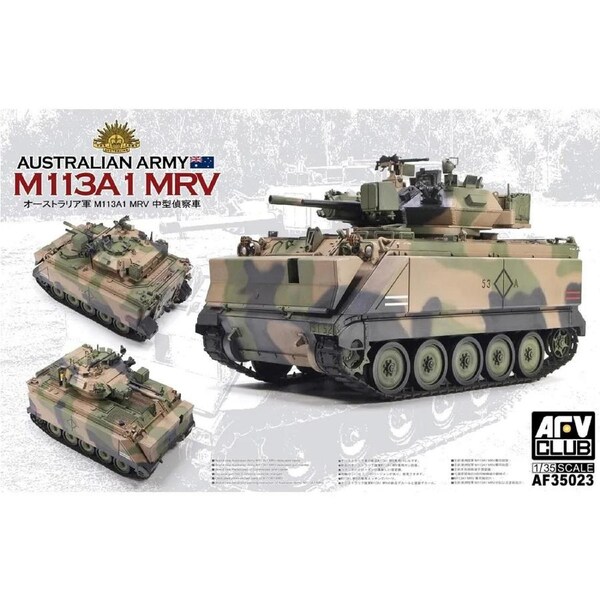 AFV Club 1/35 M113A1 MRV Plastic Model Kit *Aus Decals* 2023 NEW TOOLING [AF35023]